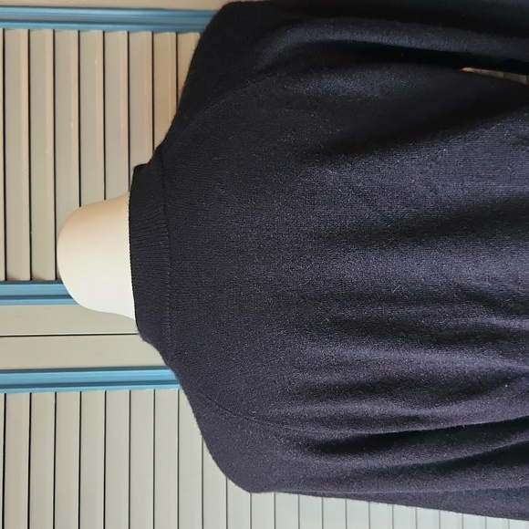 Vintage Designers Originals Black Half-Zip Sweater - Picture 9 of 10